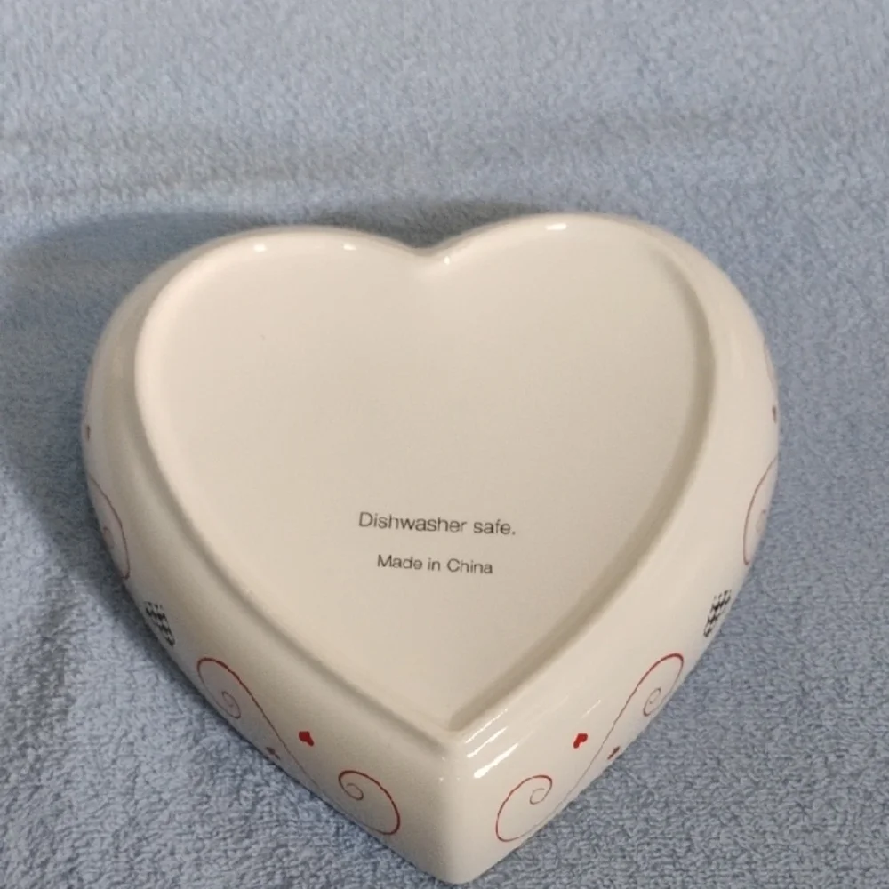 See's Candies Valentine Candy Dish -